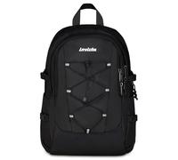 Invicta Schulrucksack Invict-Act Plus, Schwarz, Doppelfach mit PC-Tasche und Trinkflasche, 29 l, für mittlere und obere Schule, Rucksack für Mädchen, Jungen, Schwarz , Taglia Unica