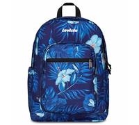 Invicta Schulrucksack Jelek, Blau, Doppelfach mit PC-Tasche und Trinkflasche, 34 l, für mittlere und obere Schule, Rucksack für Mädchen, blau, Taglia Unica