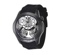 Invicta Specialty 47374 Herren Uhr - Wasserdicht - Analog - Quarzuhrwerk - Edelstahl mit schwarzen zifferblat - 46mm