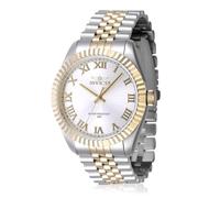 Invicta Specialty 47402 Herren Uhr - Wasserdicht - Analog - Quarzuhrwerk - Edelstahl mit silbernen zifferblat - 43mm
