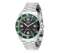 Invicta Specialty 49338 Herren Uhr - Wasserdicht - Analog - Quarzuhrwerk - Edelstahl mit schwarzen zifferblat - 40mm