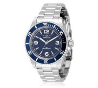 Invicta Specialty 49341 Herren Uhr - Wasserdicht - Analog - Quarzuhrwerk - Edelstahl mit blauen zifferblat - 40mm