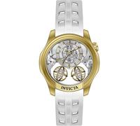 Invicta Specialty 50578 Herren-Armbanduhr Quarzwerk Edelstahl mit goldenem Zifferblatt 46 mm