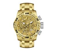 Invicta Speedway 49121 Herren Uhr - Wasserdicht - Analog - Quarzuhrwerk - Edelstahl mit goldenen zifferblat - 50mm