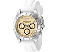 Invicta Speedway 50487 Herren Armbanduhr Wasserdicht Analog Quarzwerk Edelstahl mit goldenem Zifferblatt 40mm