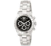 Invicta Speedway 9223 Herren Uhr - Wasserdicht - Analog - Quarzuhrwerk - Edelstahl mit schwarzen zifferblat - 39mm