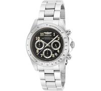 Invicta Speedway 17025 Herren Uhr - Wasserdicht - Analog - Quarzuhrwerk - Edelstahl mit schwarzen zifferblat - 39mm