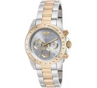 Invicta Speedway ILE9212A Herren Uhr - Wasserdicht - Analog - Quarzuhrwerk - Edelstahl mit grauen zifferblat - 39mm