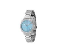 Invicta Wildflower 47327 Damen Uhr - Wasserdicht - Analog - Quarzuhrwerk - Edelstahl mit blauen zifferblat - 32mm