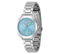 Invicta Wildflower 47325 Damen Uhr - Wasserdicht - Analog - Quarzuhrwerk - Edelstahl mit blauen zifferblat - 32mm