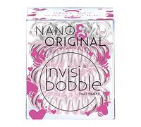 Invisibobble Bee Mine-Edition, Duo Haargummi Set, 3x Spirale Haargummis rosa und 3 x kleine dünne Haargummis durchsichtig Damen & Mädchen, designed im Herzen Münchens