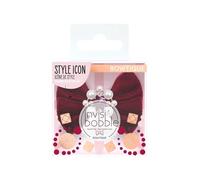 Invisibobble Bowtique Haarschleife, Spiral Haargummi Schleife Bordeaux Rot mit Perlen I Haarschmuck für Mädchen & Damen I Limited Collection