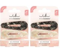 invisibobble CLIPSTAR Cliphue | 2 elegante Haarspangen in schicken Farbtönen | Haarclips Sanfter Halt mit HairLoveTech | Für jeden Anlass | Minimiert Schäden, maximiert Stil (Packung mit 2)