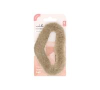 invisibobble CLIPSTAR L Fluffy Companion (1 Stück) - Große Haarklammer mit Kunstfell in Braun - Stylische & bequeme Haarklammer für Damen - Sicherer Halt & sanft zum Haar für jeden Look