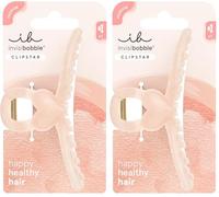 invisibobble CLIPSTAR L Heartbeat (1 Stück) - Große Haarspange in Rosa mit Herz-Detail - Für Damen, Kinder & Mädchen - Haarspangen Set für dünnes Haar & verspielte, romantische Looks (Packung mit 2)