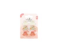 invisibobble CLIPSTAR Love Letter XS 6er-Pack, Elegante Mini-Haarspangen für Damen & Mädchen, Neutrale Farben, Niedliche Haar-Accessoires, Modische Haarklammern für Alle Haartypen