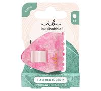 invisibobble EVERCLAW S Pink Crush (1 Stück) - Kleine Haarklammer in Marmoroptik - Stylisch & haarschonend - Haarklammer für Damen, Friseur & Alltag - Alternative zu Haarspangen & Haarklammern Gold