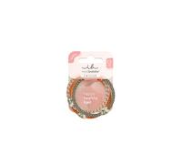 invisibobble Haargummi Damen (3x) Geflochten Orange - Twinstar Orange Affaire Slim Zopfgummi - Haarband Taupe Goldperle elegant - Geflochtenes Armband stylisches Haarschmuck Accessoire