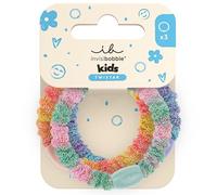invisibobble Haargummi Mädchen Kinder (3x) - Twinstar Kids Underwater Swirl Spirale Unterwasser - Zopfgummi bunt sanft verspielt - Haarband Kindergarten Schule Haarschmuck Geschenk süß