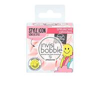 invisibobble Haargummi Retro Dreamin' Scrunchie Pastell I 1x Stoff Haargummi Rosa für Mädchen & Damen I Scrunchies Rosa I designed im Herzen Münchens