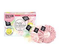 invisibobble Haargummi Set Retro Dreamin' Scrunchie Pastell I 3x Haargummis Rosa und Bunt für Mädchen & Damen I Scrunchies Rosa I designed im Herzen Münchens