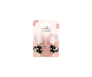 invisibobble Haarklammer Damen 4x Klein Haarspange Rosa Leopardenmuster süß | Clipstar Petit Four - trendy Hair Claws Größe XS für Mädchen - rutschfest, verspielter Haarschmuck als Geschenk