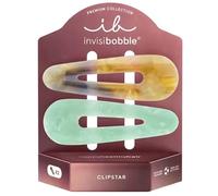 Invisibobble Haarklammer Damen Premium Bunt Regenbogen - Clipstar Premium Rainbow Carousel HairLoveTech - Haarspange Haarschmuck mittel ohne Abdruck für dickes & feines Haar (M, 2er Set)