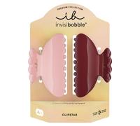 Invisibobble Haarklammer Damen Premium Creme Beere - Clipstar Premium Creme Berry perlmuttartig pastell - Haarspange Haarschmuck mittel haarschonend ohne Abdruck für dickes & feines Haar (M, 2er)