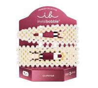 Invisibobble Haarklammer Damen Premium mit Perlen - Clipstar Premium Just Pearlfect perlmutt elegant Pearl - Haarspange Haarschmuck mittel haarschonend ohne Abdruck für dickes & feines Haar (M, 2er)