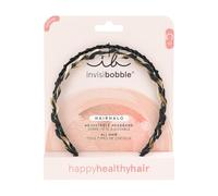 invisibobble HAIRHALO Chique und Classy Duo-Pack Haarband Set | Elegantes Haarreifen Set in Tierprint & Schwarz | Haarreif Sicherer Halt mit HairLoveTech | Mode & Pflege für gesundes Haar 2 Stück
