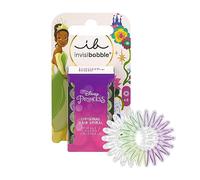 invisibobble KIDS Disney Tiana Mehrfarbig - 6er Set Spiral Haargummi, Haargummis Mädchen, Zopfgummi ohne Ziepen - Perfekter Halt & Komfort für Kinder