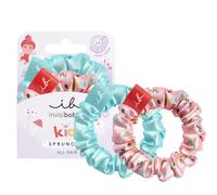 invisibobble Kids Puppy Love, Bunter Scrunchie & Spiralhaargummi für Kinder, Maximaler Halt, Sanft zum Haar, Mädchen Haargummi, 2 Stück