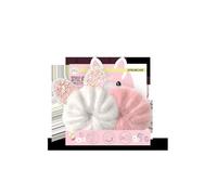 invisibobble Kids Scrunchie Set Mädchen I 2x Haargummis Häschenohren Weiß Rosa I Super Süß Plüsch Scrunchies I Geschenke für Mädchen I Haarschmuck Flauschig