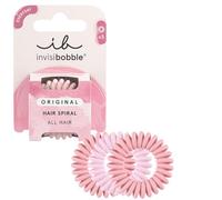 invisibobble Original Haargummi The Pinks I 3x Spirale Haargummis Rosa Matt für Mädchen & Damen I designed im Herzen Münchens