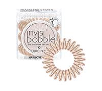 invisibobble Original Haargummis Mädchen I 3x Bronze Haargummi Spirale Durchsichtig Damen I Zopfgummi designed im Herzen Münchens