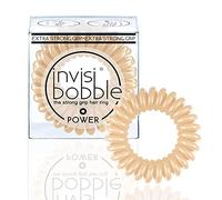 Invisibobble Power Haargummi To Be Or Nude To Be, 3x Spirale creme Mädchen, Damen und Herren, Extra stark, Designed im Herzen Münchens, Beige, 3 Stück (1er Pack)