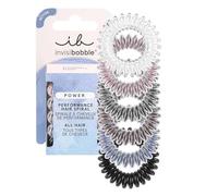 invisibobble Power Haargummis Damen & Männer Starker Halt, Haargummi Set mehrfarbig, reflektierend, Zopfgummi für Sport, extra stark, bunte Haargummis, dickes Haar, 6 Stück