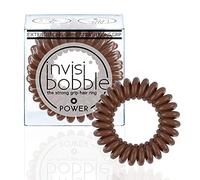 invisibobble Power Haargummis Pretzel Brown I 3x braune Haargummis Dickes Haar I extra starker Halt I das Original, designed im Herzen Münchens