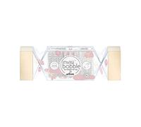 Invisibobble Slim Haargummi Trio Cracker That’s Crackin 9x Dünne für Mädchen Damen rosé glitzer elegant starker Halt designed im Herzen Münchens, Durchsichtig, 9 stück