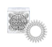 Invisibobble Time To Shine Collection Haargummi Sweet 3x Spirale Mädchen Damen designed im Herzen Münchens, Chrome, 3 stück, Pack of 3