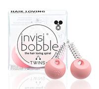 invisibobble TWINS Haargummi Prima Ballerina I Haarschmuck Rosa für Mädchen, Damen I Haarasseccoires starker Halt und haarschonend I das Original, designed im Herzen Münchens