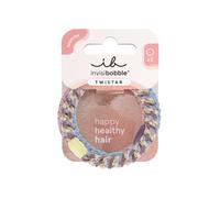 invisibobble - TWISTAR Lavender Braids - 3x lilane Haargummis mit geflochtener Optik - Schonender, sicherer Halt & hoher Komfort - Hair Ties für Frauen & Mädchen - Trendiger Look, gesundes Haar