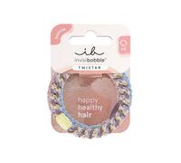 invisibobble - TWISTAR Lavender Braids - 3x lilane Haargummis mit geflochtener Optik - Schonender, sicherer Halt & hoher Komfort - Hair Ties für Frauen & Mädchen - Trendiger Look, gesundes Haar