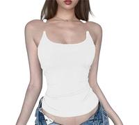 INXKED 2PCS Invisible Strap Tank Top, Y2k Tank Top, Trendy Going Out Tops for Women, Aesthetic Tank Tops (03,M)
