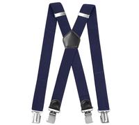 INYEEXUP Hosenträger Herren Extra Stark mit Sehr Starken 4 Metall Clip, Hosenträger Herren Breit Lang X Form, Elastisch und Längenverstellbar, Sehr Gut Geeignet für Große oder Schwere Menschen