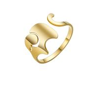 IOETSEUT Damen Schmuck Tier Elefant Offene Ringe für Frauen Niedliche Finger Ringe Schmuck 2025 Party Geburtstag Hochzeit Freunde Geschenk
