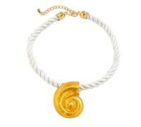 IOETSEUT Damen Schwester Muschel Schnecke Anhänger Choker Halskette für Frauen Punk Grunge Männer Mädchen Geschenke