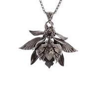 IOETSEUT Gothic HalsketteZart Niedlich Botanische Blumen Fee Honig Elfen Prinzessin Mädchen Anhänger Halskette für Männer Frauen Klassische Accessoires Geschenke für Kinder Beste Freundin Geschenke