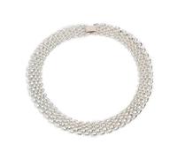 IOETSEUT Halskette für Frauen personalisierte Halskette Übertriebene kubanische klobige Dicke Kette Halskette für Frauen Big Iron Choker Link Grunge Schmuck Steampunk Männer Neue Geschenke für Frauen