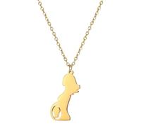 IOETSEUT Herren Halskette Schwangere Mutter Zarte Mode Anhänger Halskette Schmuck Geschenk Für Ihn Frau Mit Kette Beste Freundin Geschenke